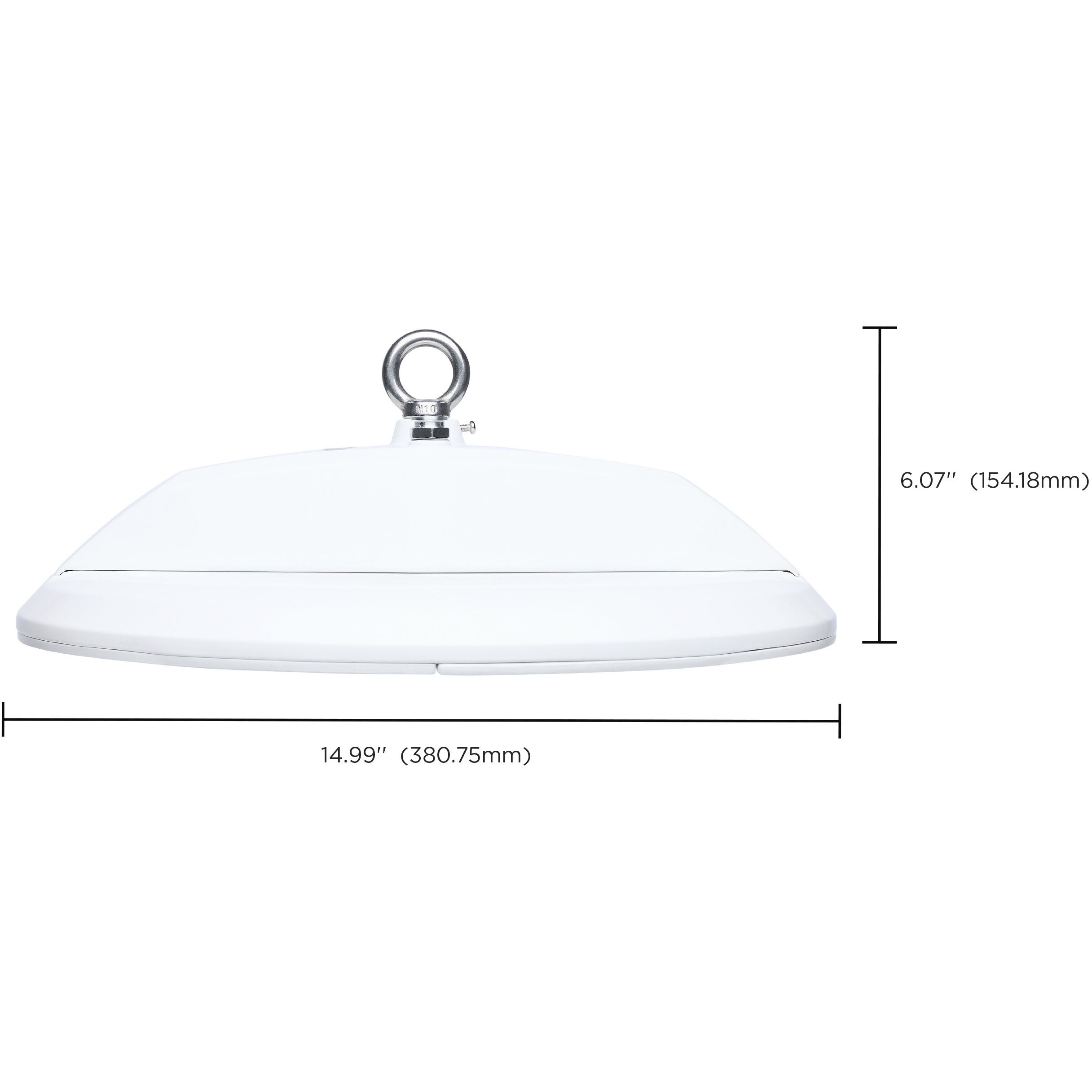 ColorQuick LED 14.99 inch White Hi-Bay Ceiling Light, UFO