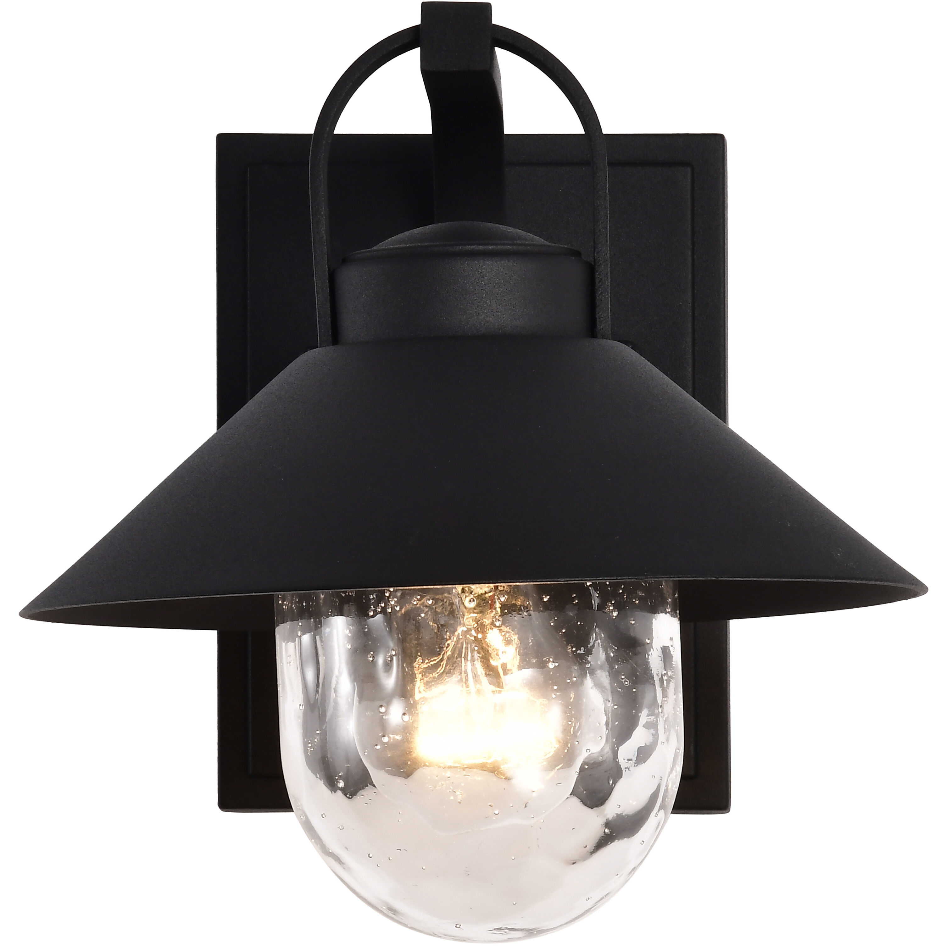 Ridge 8.13 inch Black Outdoor Wall Light