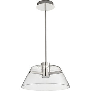 Edmond LED 17 inch Polished Nickel Pendant Ceiling Light