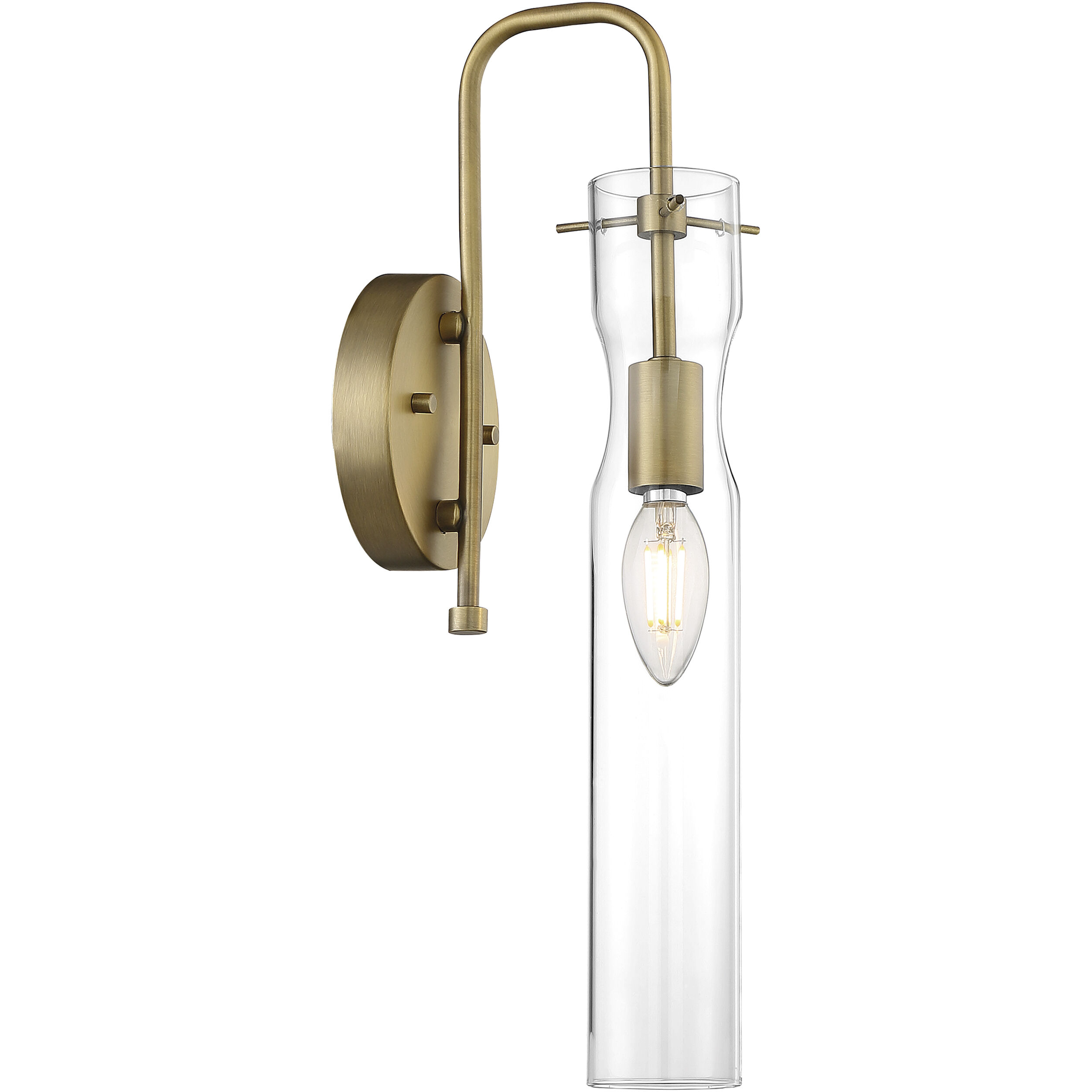 Spyglass 1 Light 5 inch Vintage Brass Vanity Light Wall Light
