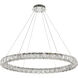 Asher LED 35.5 inch Polished Nickel Pendant Ceiling Light