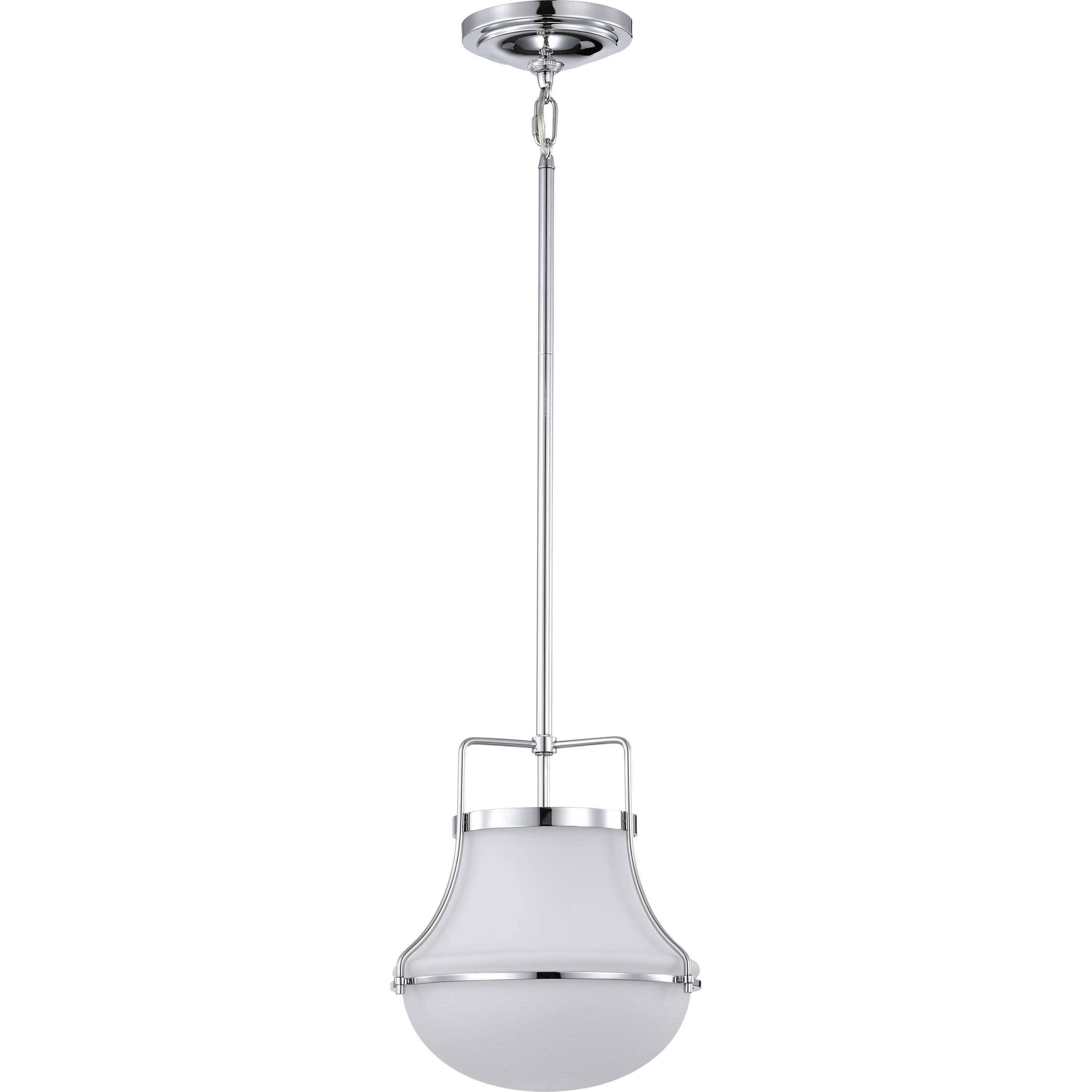 Valdora 1 Light 10.38 inch Polished Nickel Pendant Ceiling Light