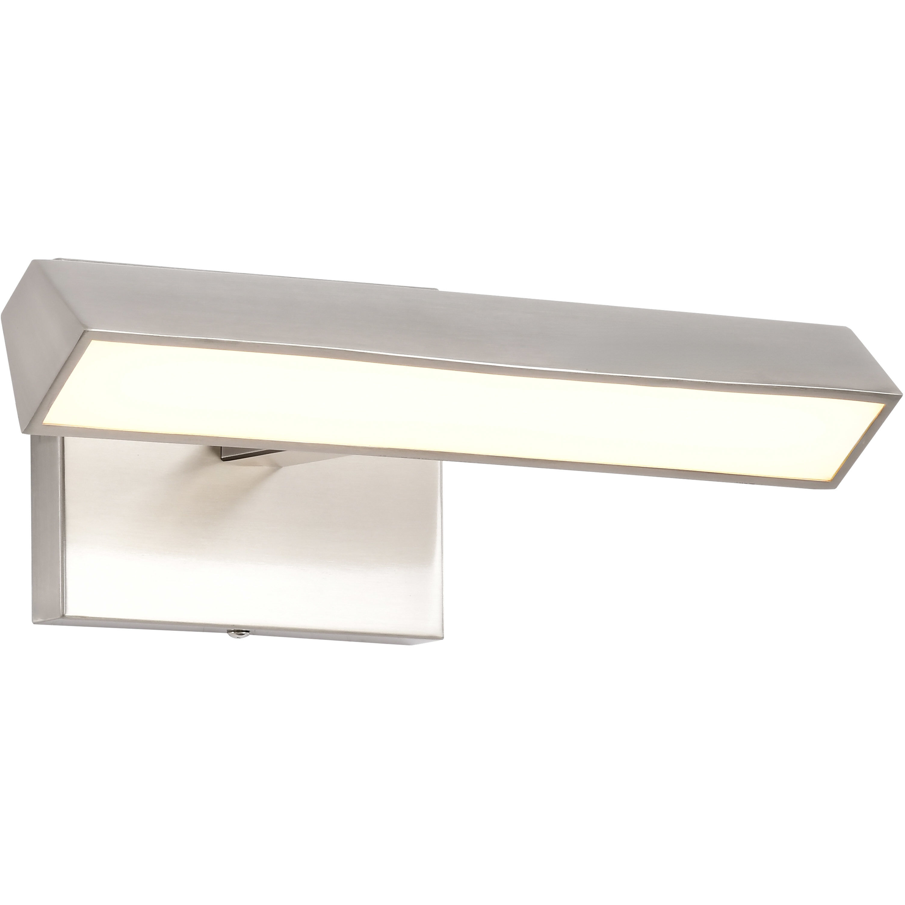 Mila LED 12.2 inch Brushed Nickel Vanity Wall Light