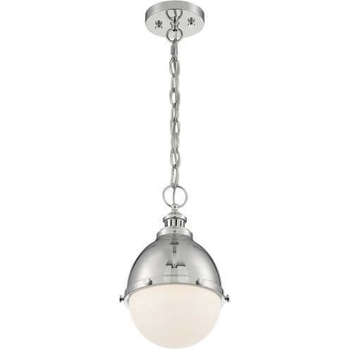 Ronan 1 Light 9 inch Polished Nickel Pendant Ceiling Light