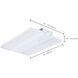 ColorQuick;PowerQuick LED 15 inch White Linear Ceiling Light