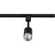 Brentwood 1 Light 120 Matte Black and Brushed Nickel Track Lighting Ceiling Light