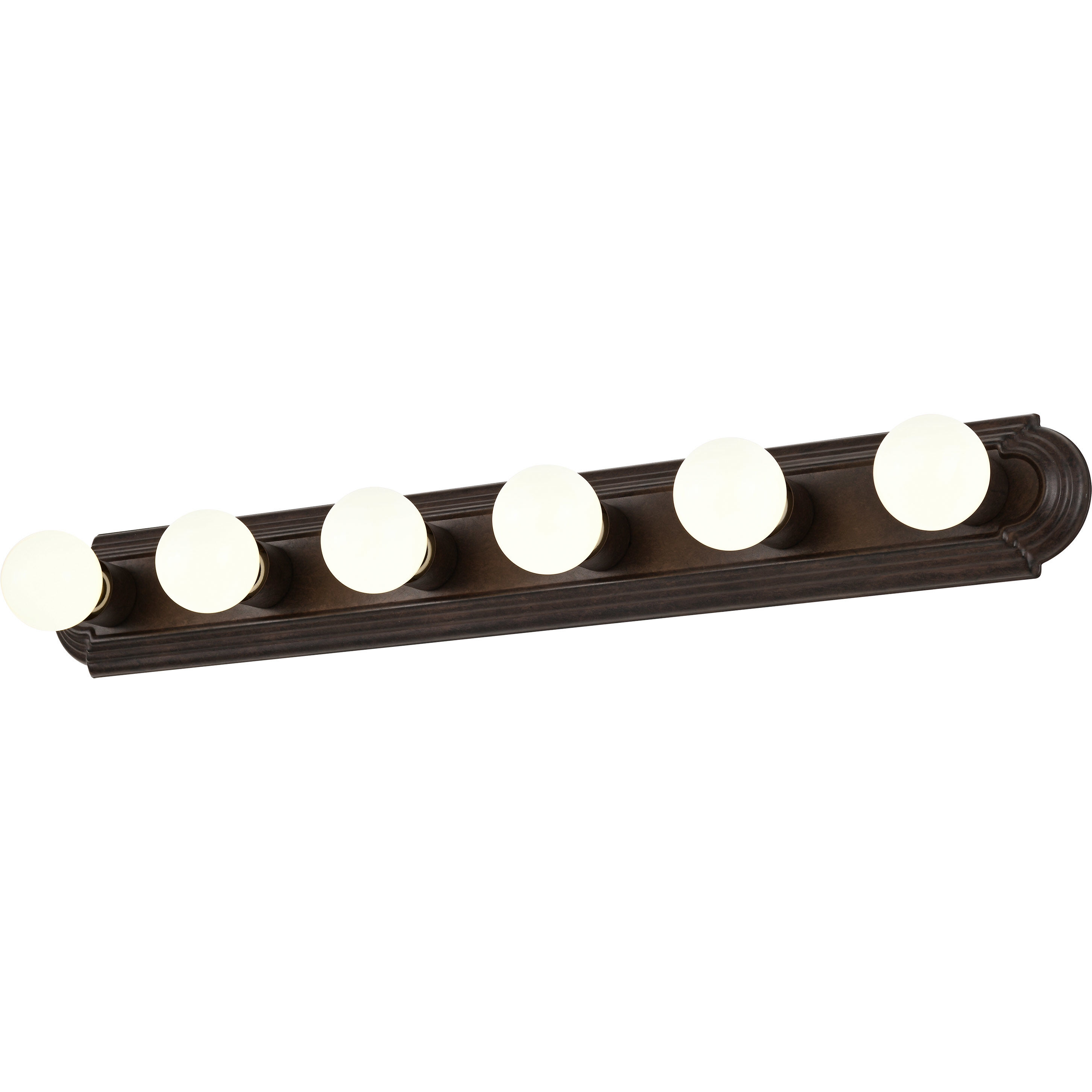 Brentwood 6 Light 36 inch Mahogany Bronze Vanity Light Wall Light