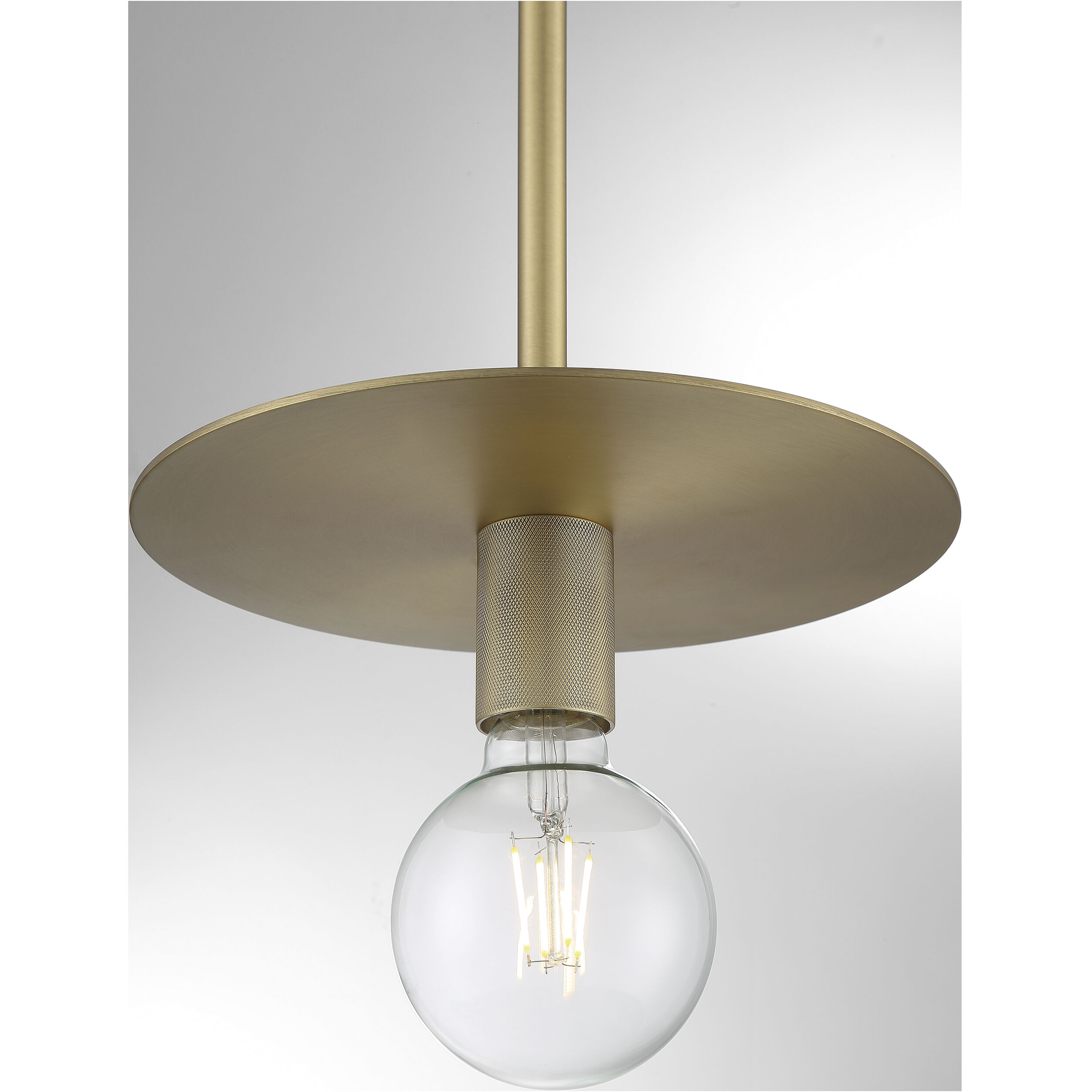Bizet 1 Light 10 inch Vintage Brass Pendant Ceiling Light