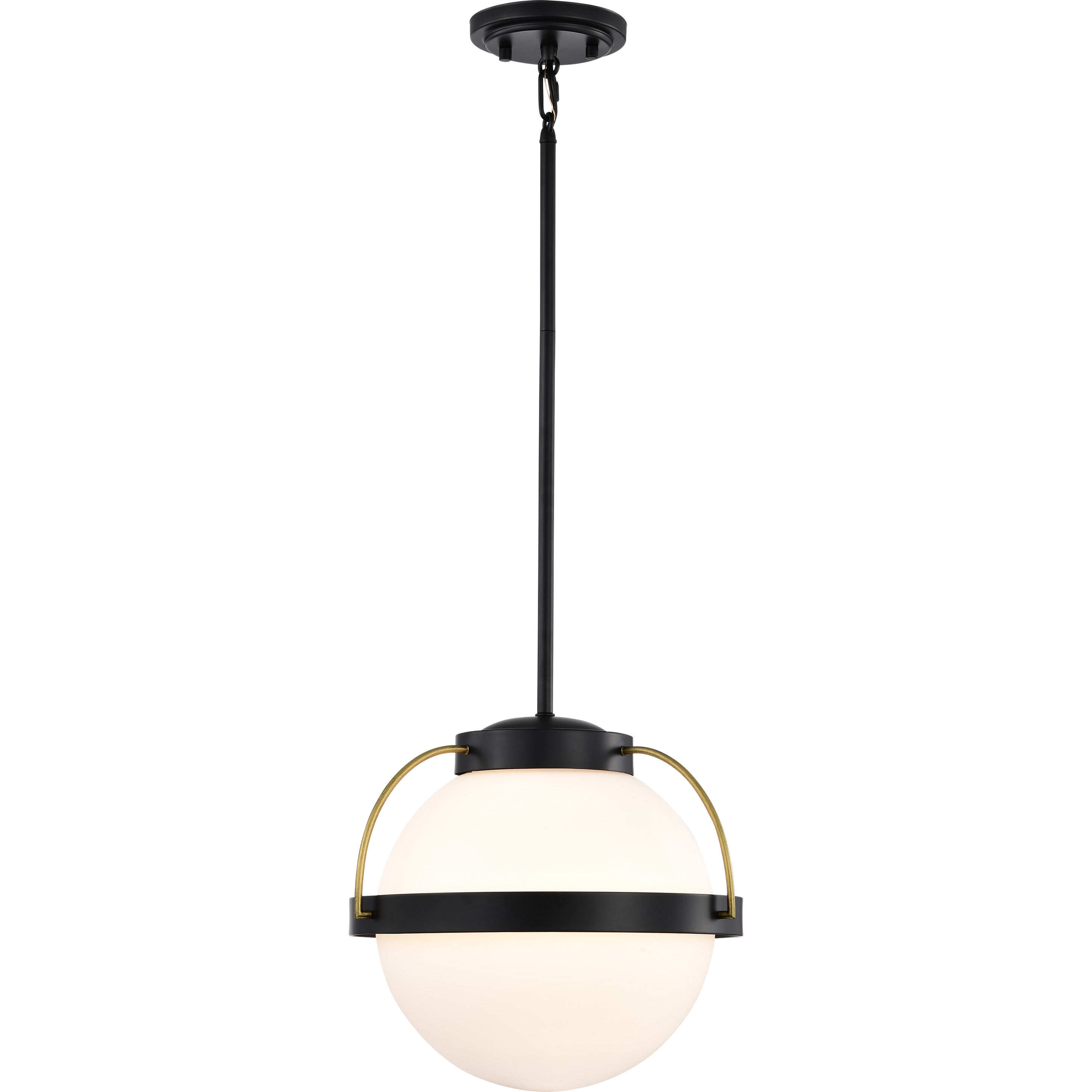 Lakeshore 1 Light 18 inch Matte Black Pendant Ceiling Light