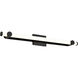Bowman LED 35.88 inch Matte Black Vanity Light Wall Light