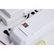 ColorQuick LED 13.98 inch White Flush Mount Ceiling Light