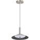 Corrine LED 9.88 inch Brushed Nickel Pendant Ceiling Light