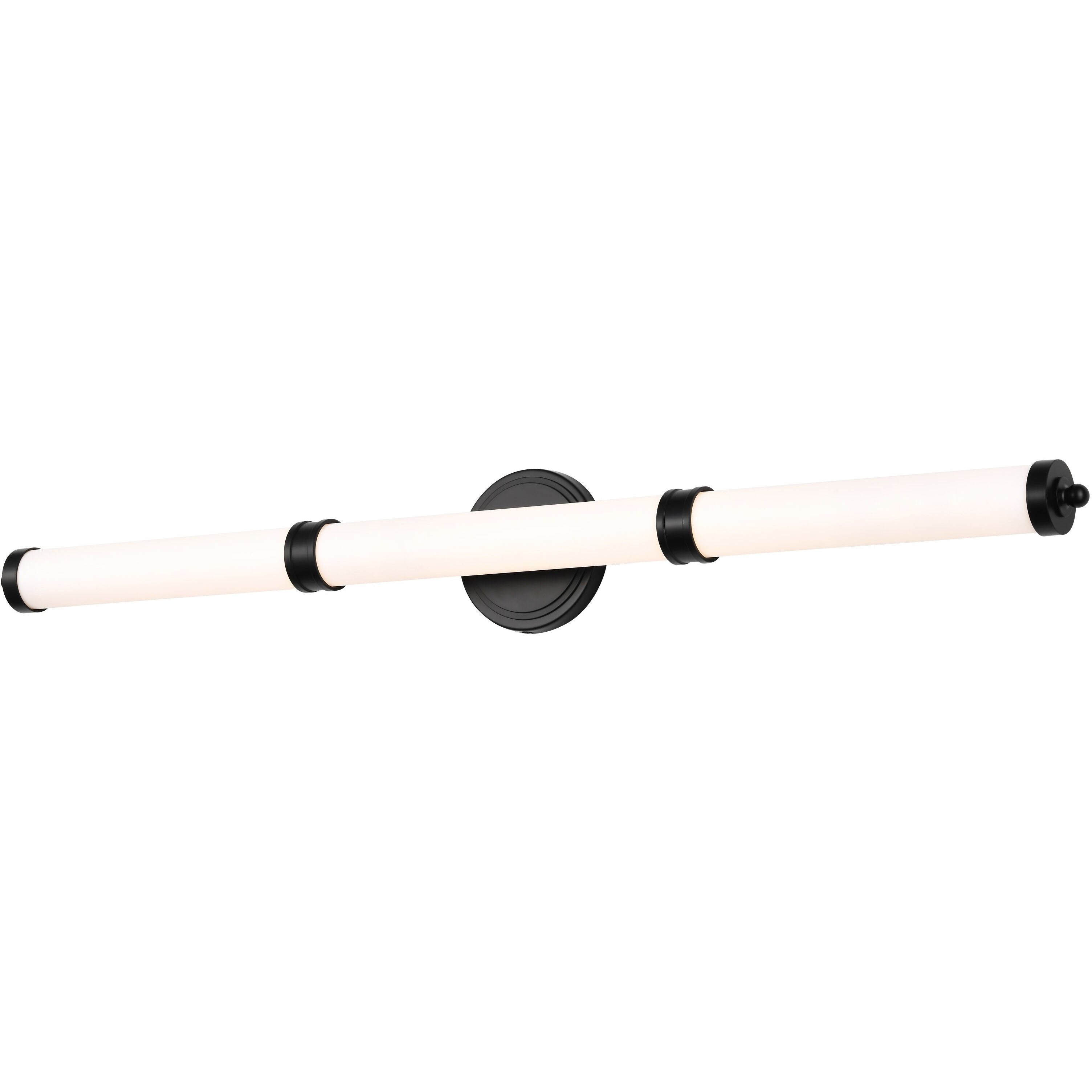 Kagen LED 37.58 inch Matte Black Bath Vanity Light Wall Light