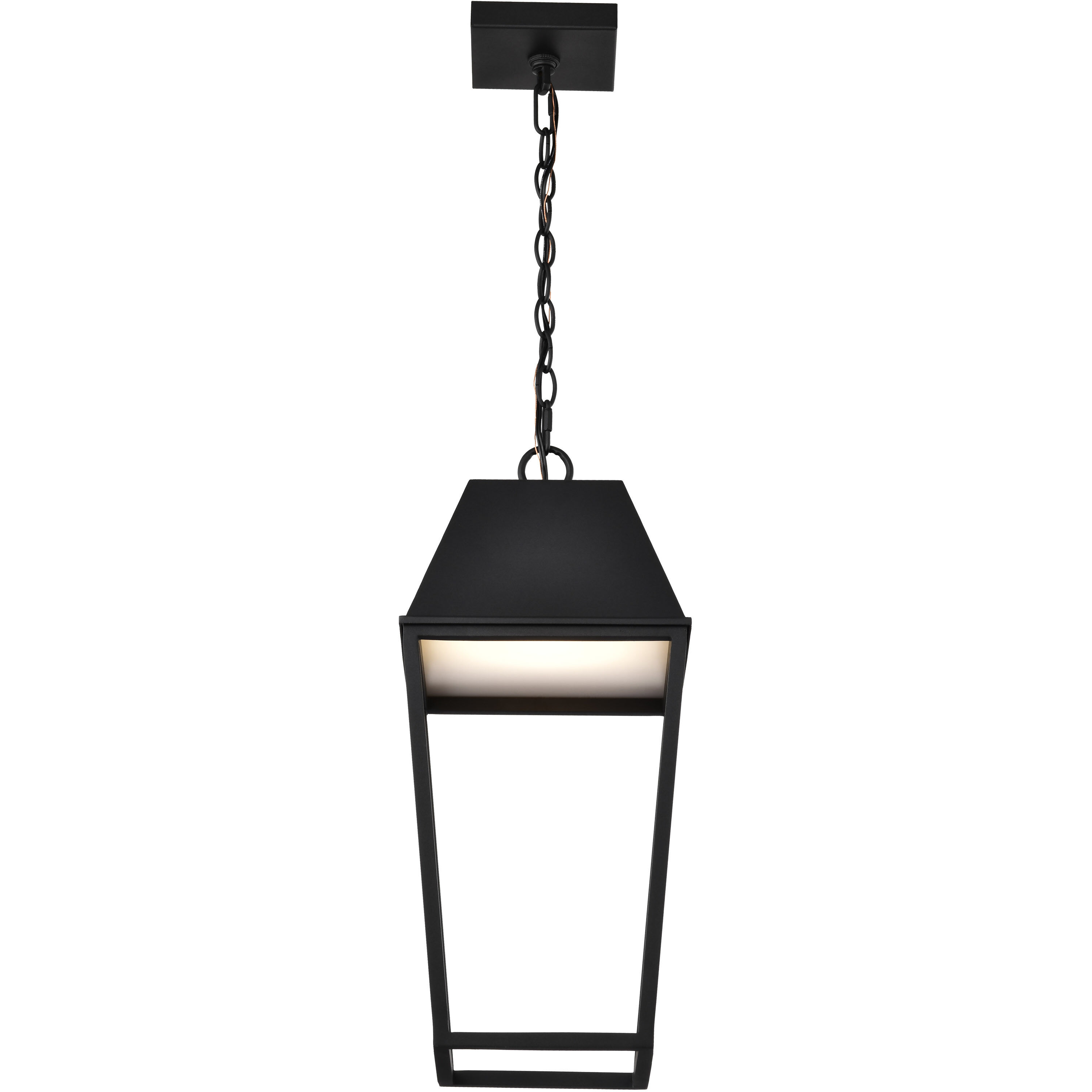 Colt LED 9.5 inch Matte Black Outdoor Hanging Light