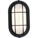 Brentwood LED 9 inch Black Bulkhead