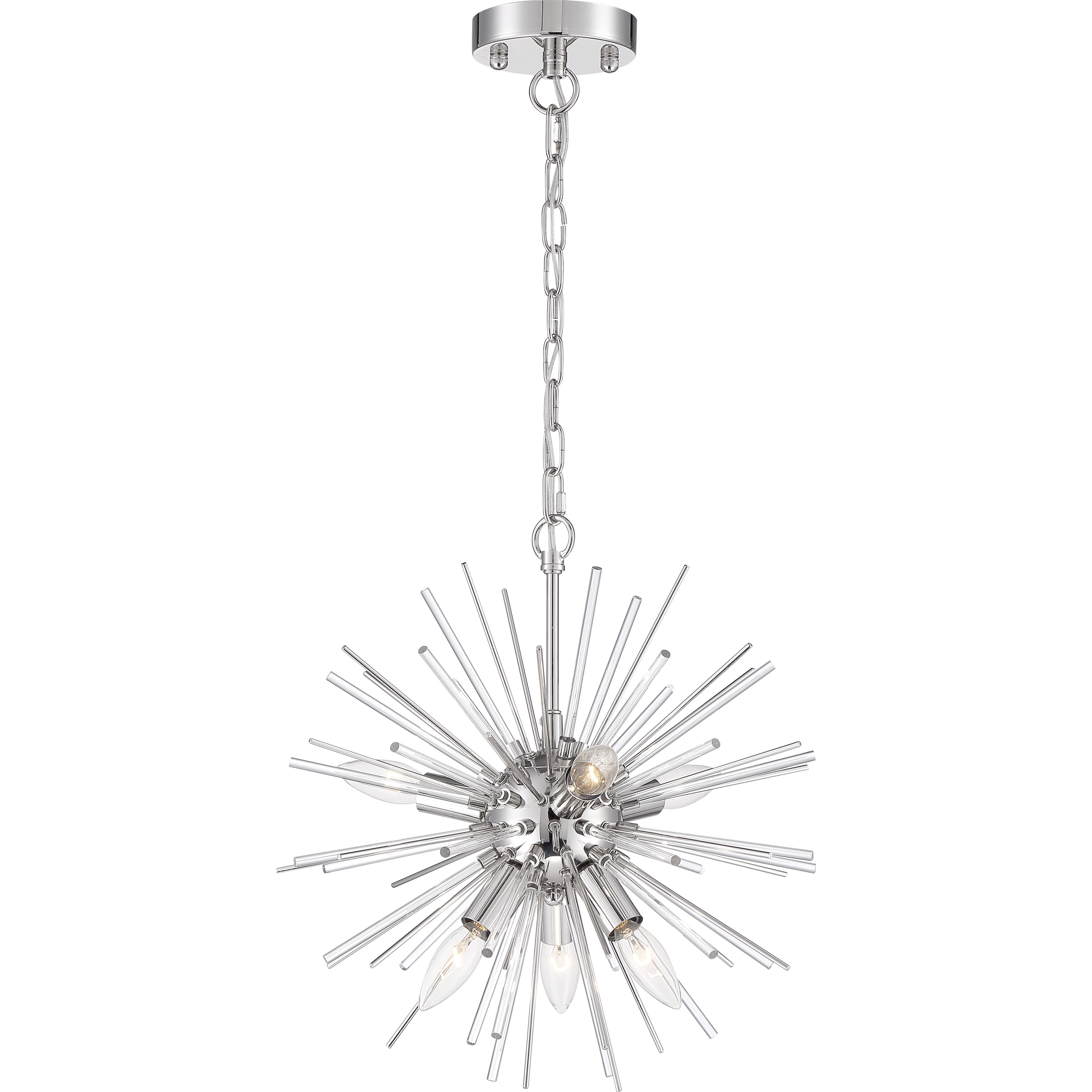 Nuvo 60/6991 Cirrus 6 Light 16 inch Polished Nickel Nuvo 60/6991 Cirrus 6 Light 16 inch Polished Nickel
