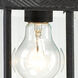 Boxwood 1 Light 16 inch Textured Black Outdoor Wall Sconce