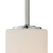 Willow 1 Light 3.88 inch Polished Nickel Mini Pendant Ceiling Light