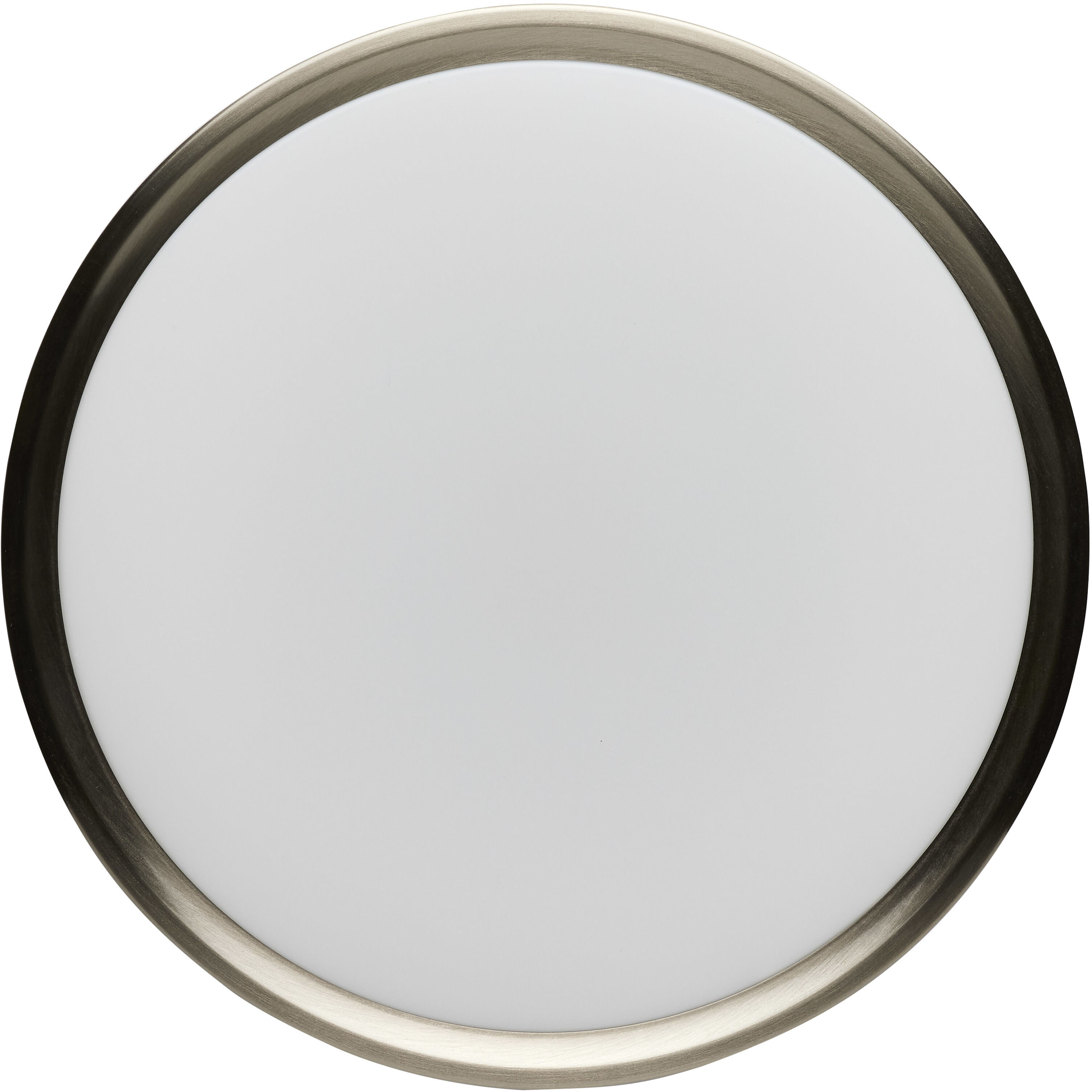 Brentwood LED 11.42 inch Brushed Nickel Flush Mount with Night Light Ceiling Light