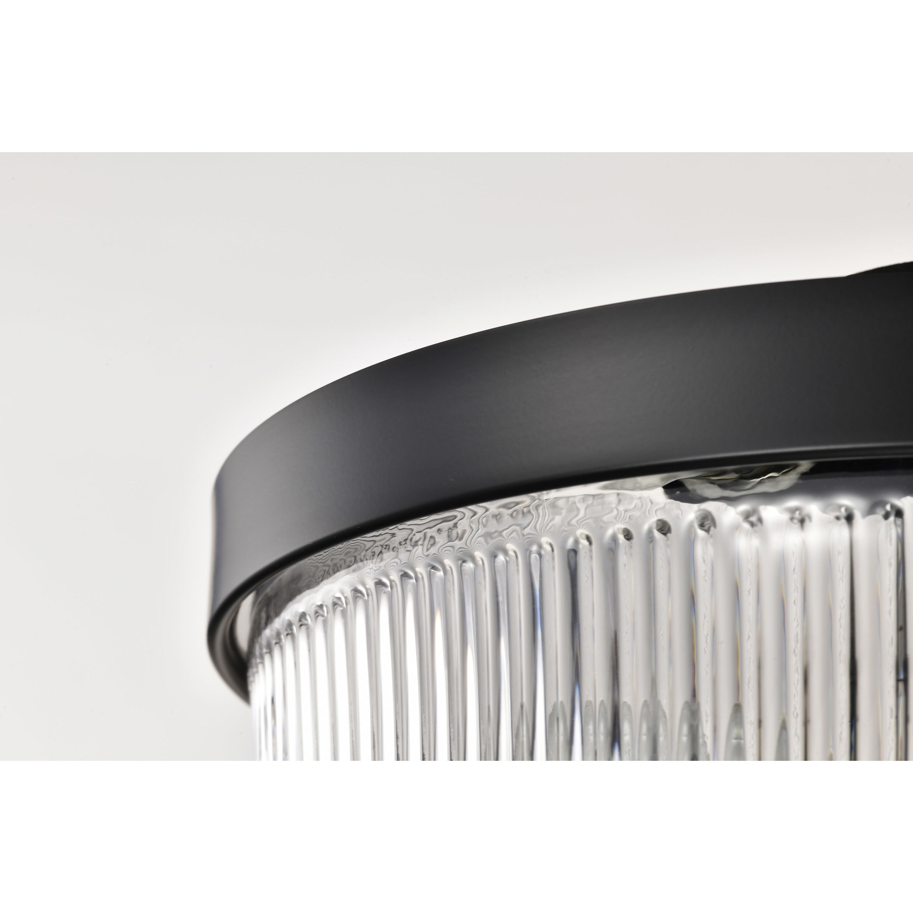 Grayson 13.5 inch Matte Black Flush Mount Ceiling Light