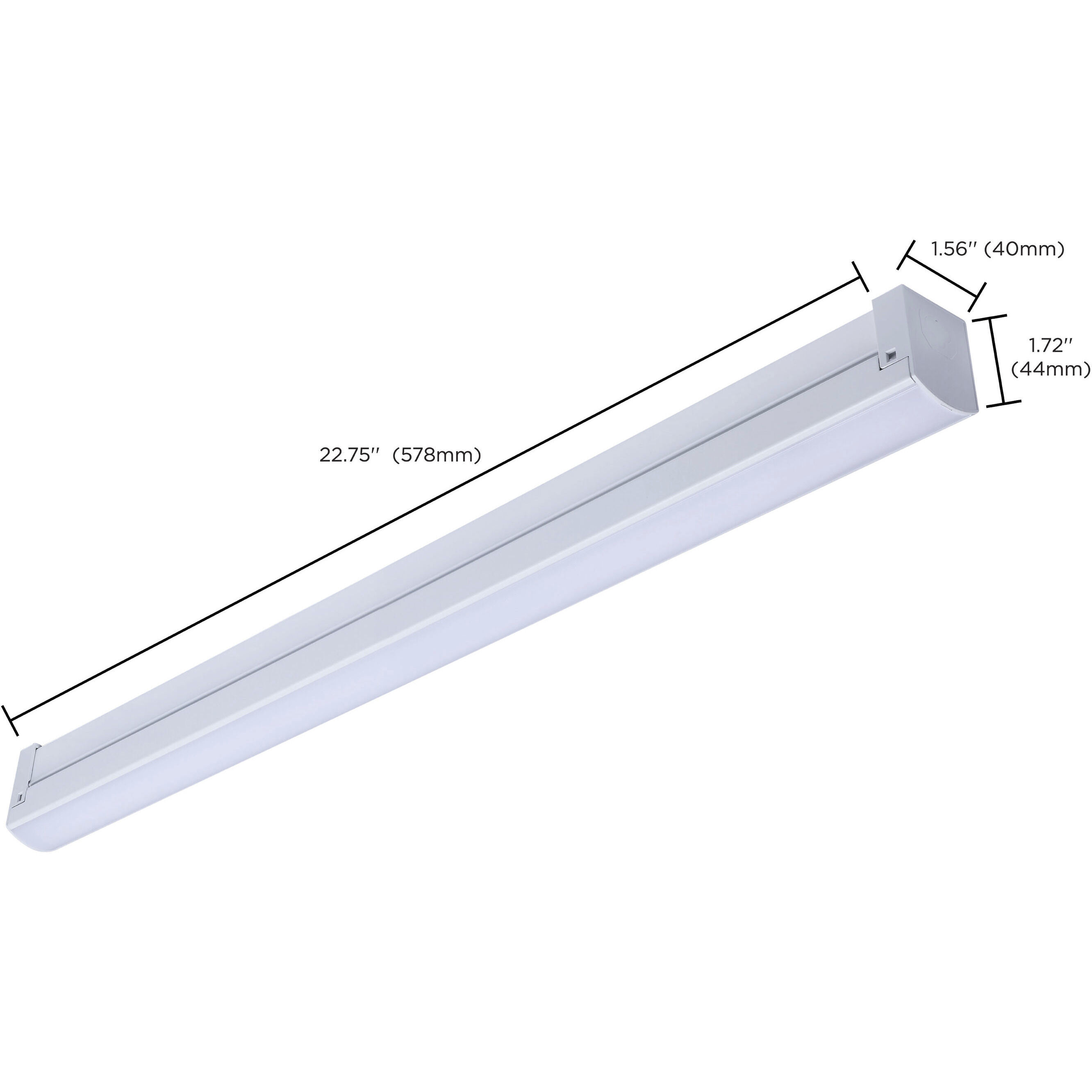 ColorQuick LED 1.56 inch White Linear Strip Ceiling Light