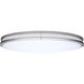 Glamour LED 17.99 inch Brushed Nickel Close-to-Ceiling Ceiling Light