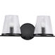 Valentine 16 inch Black Vanity Wall Light