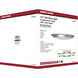 Brentwood LED 9.5 inch Brushed Nickel LED Disk Light Ceiling Light