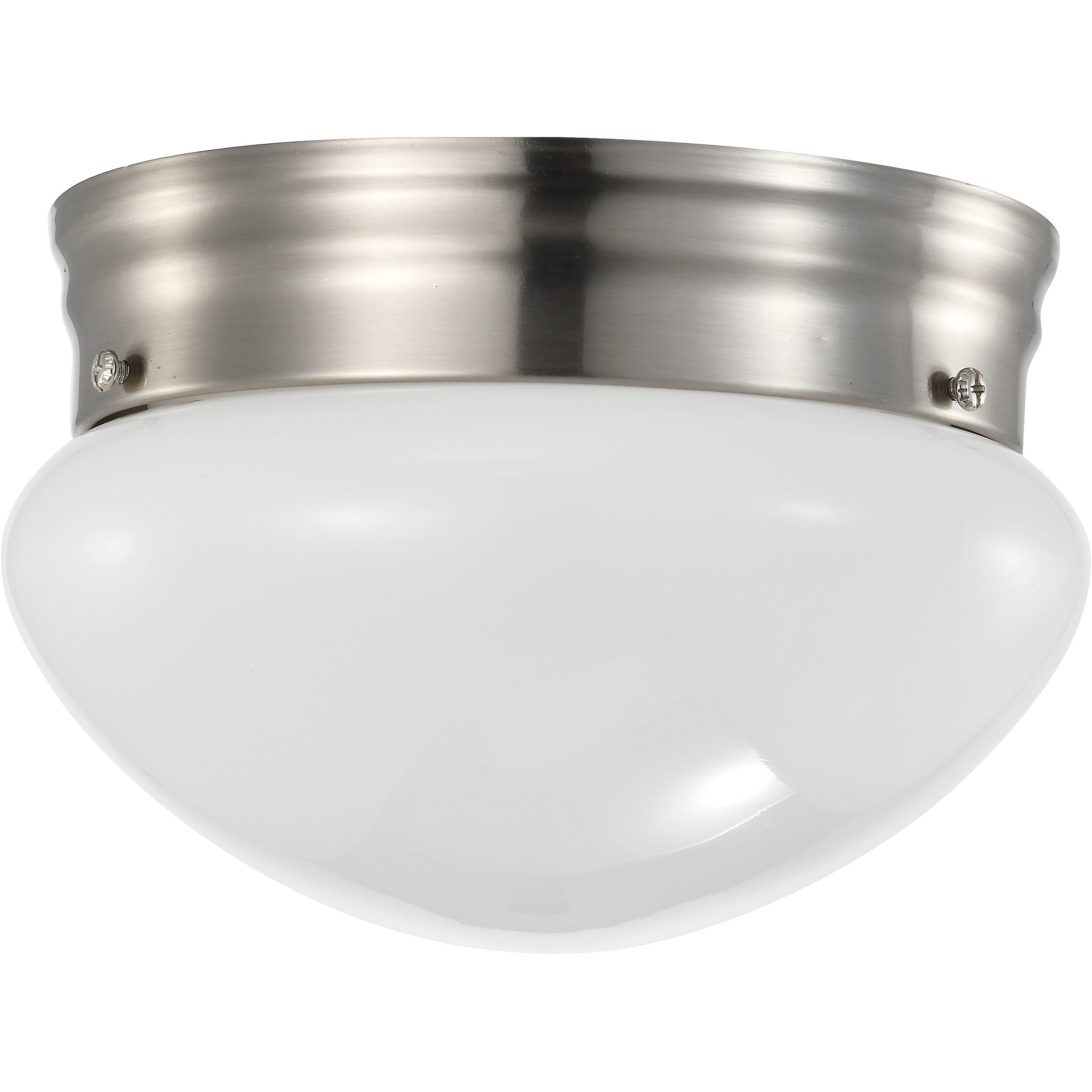 Brentwood LED 7 inch Brushed Nickel Flush Mount Ceiling Light