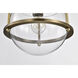 Amado 1 Light 10 inch Vintage Brass Pendant Ceiling Light