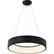 Orbit LED 23.5 inch Black Pendant Ceiling Light
