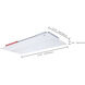 ColorQuick;PowerQuick LED 23.74 inch White Troffer Ceiling Light