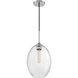 Aria 1 Light 9.63 inch Polished Nickel Pendant Ceiling Light