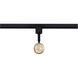 Brentwood 1 Light 120 Matte Black and Brushed Brass Track Lighting Ceiling Light