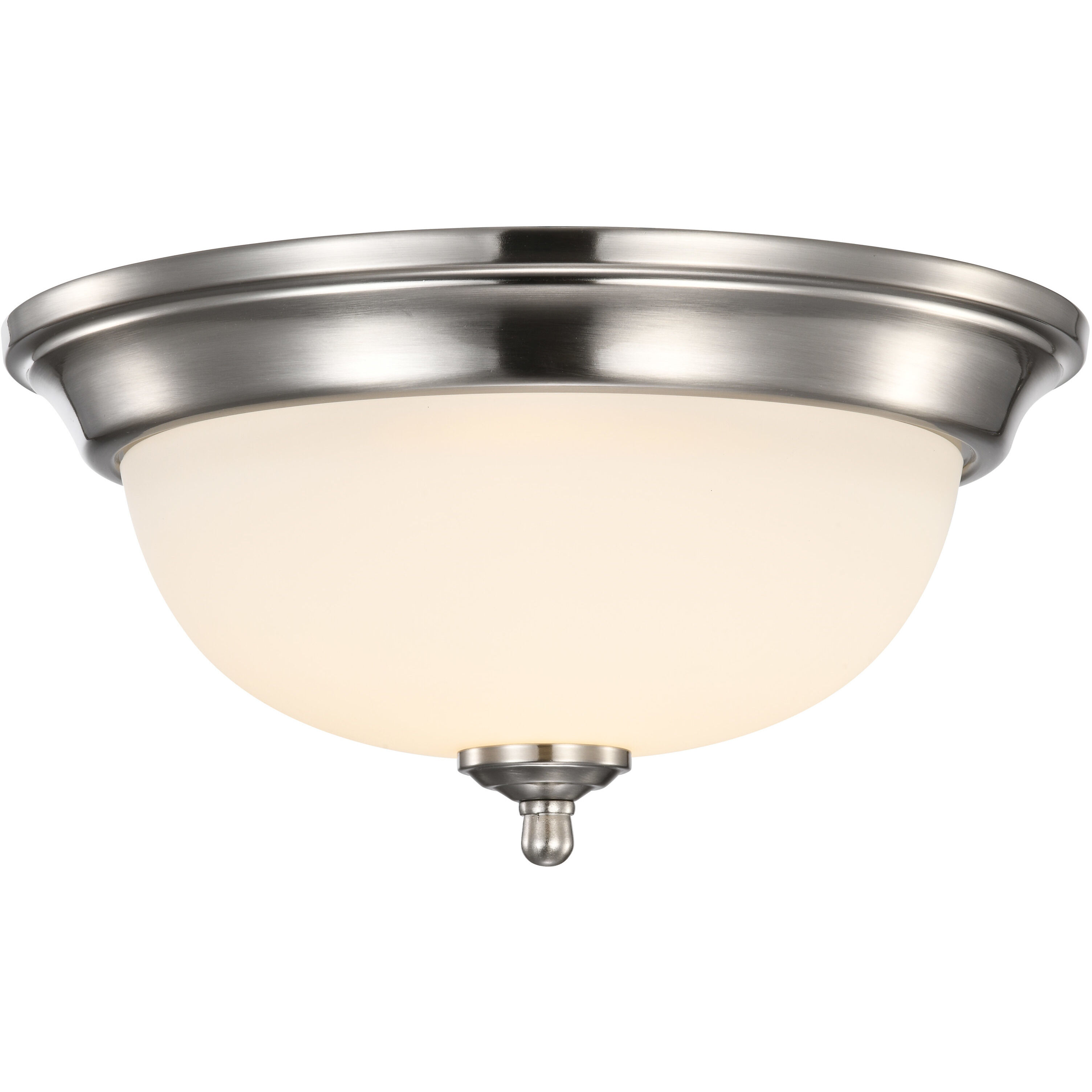Brentwood LED 13 inch Brushed Nickel LED Flush Mount Ceiling Light