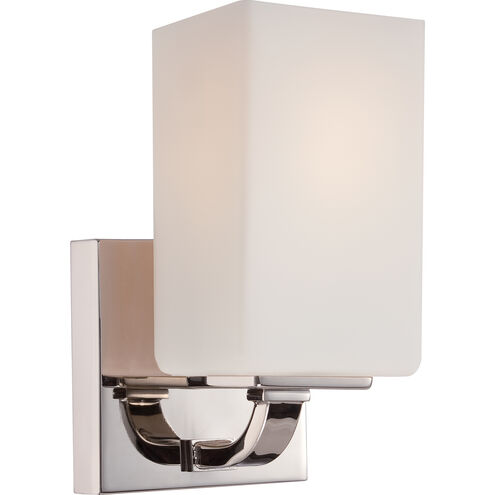 Vista 1 Light 5 inch Polished Nickel Vanity Light Wall Light