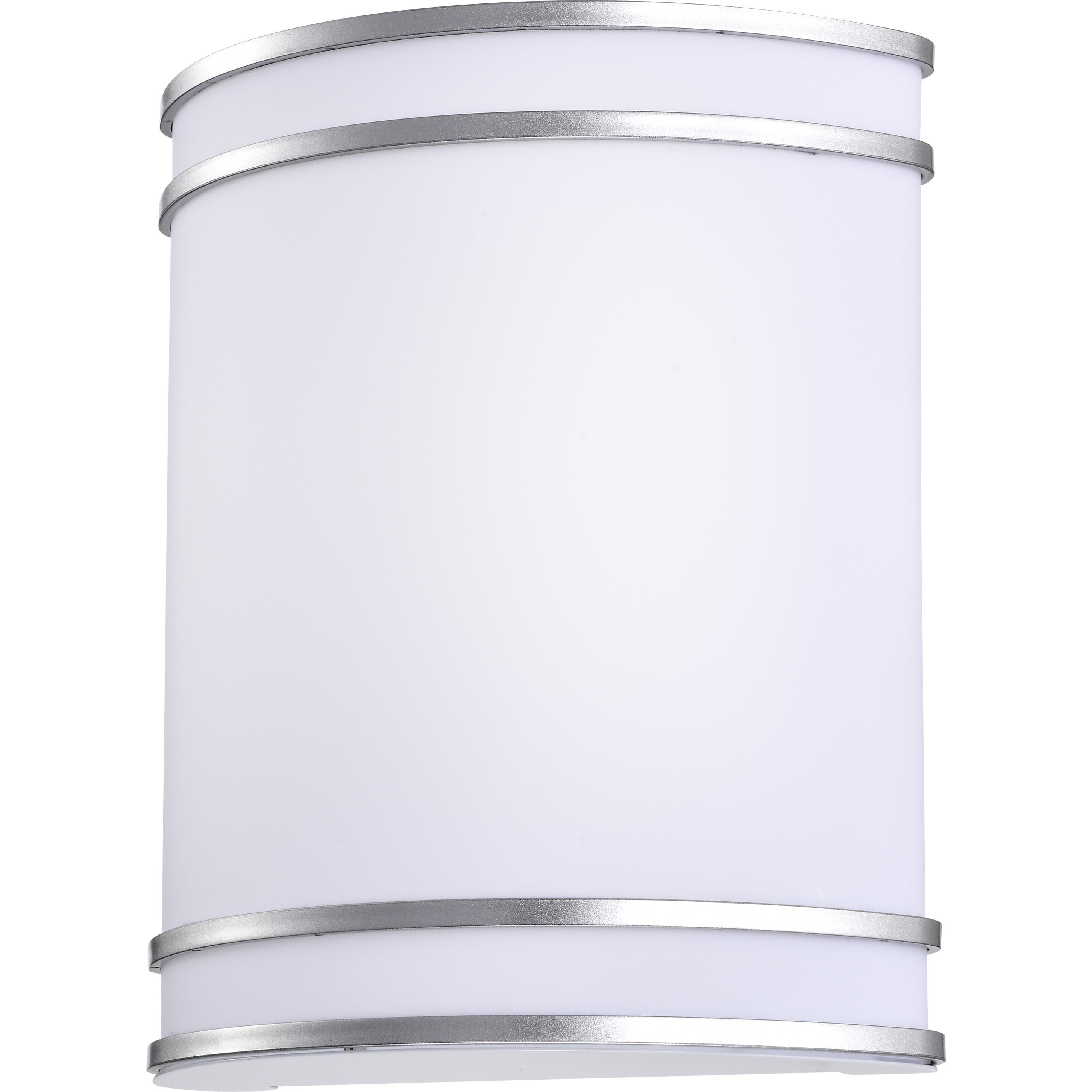 Glamour LED 9 inch Brushed Nickel ADA Wall Sconce Wall Light