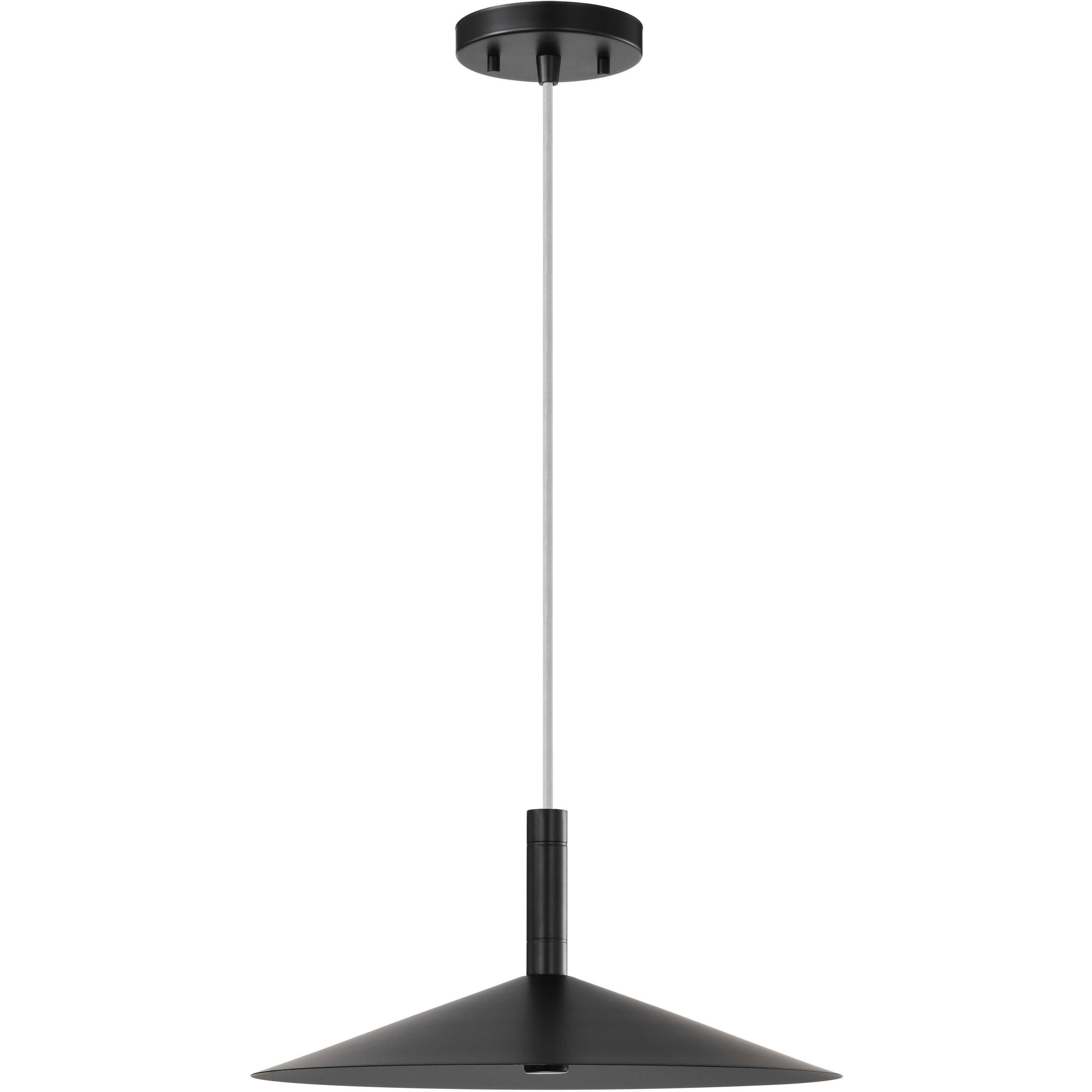 Corrine LED 14 inch Matte Black Pendant Ceiling Light