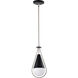 Admiral 1 Light 6.5 inch Matte Black Pendant Ceiling Light