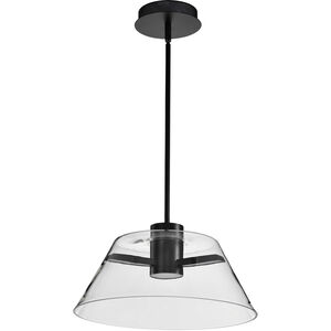 Edmond LED 17 inch Matte Black Pendant Ceiling Light