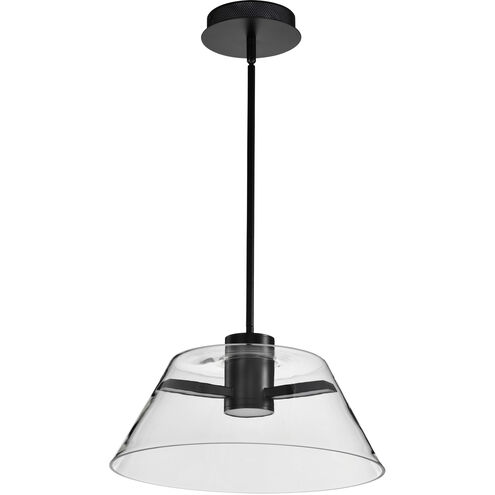 Edmond LED 17 inch Matte Black Pendant Ceiling Light
