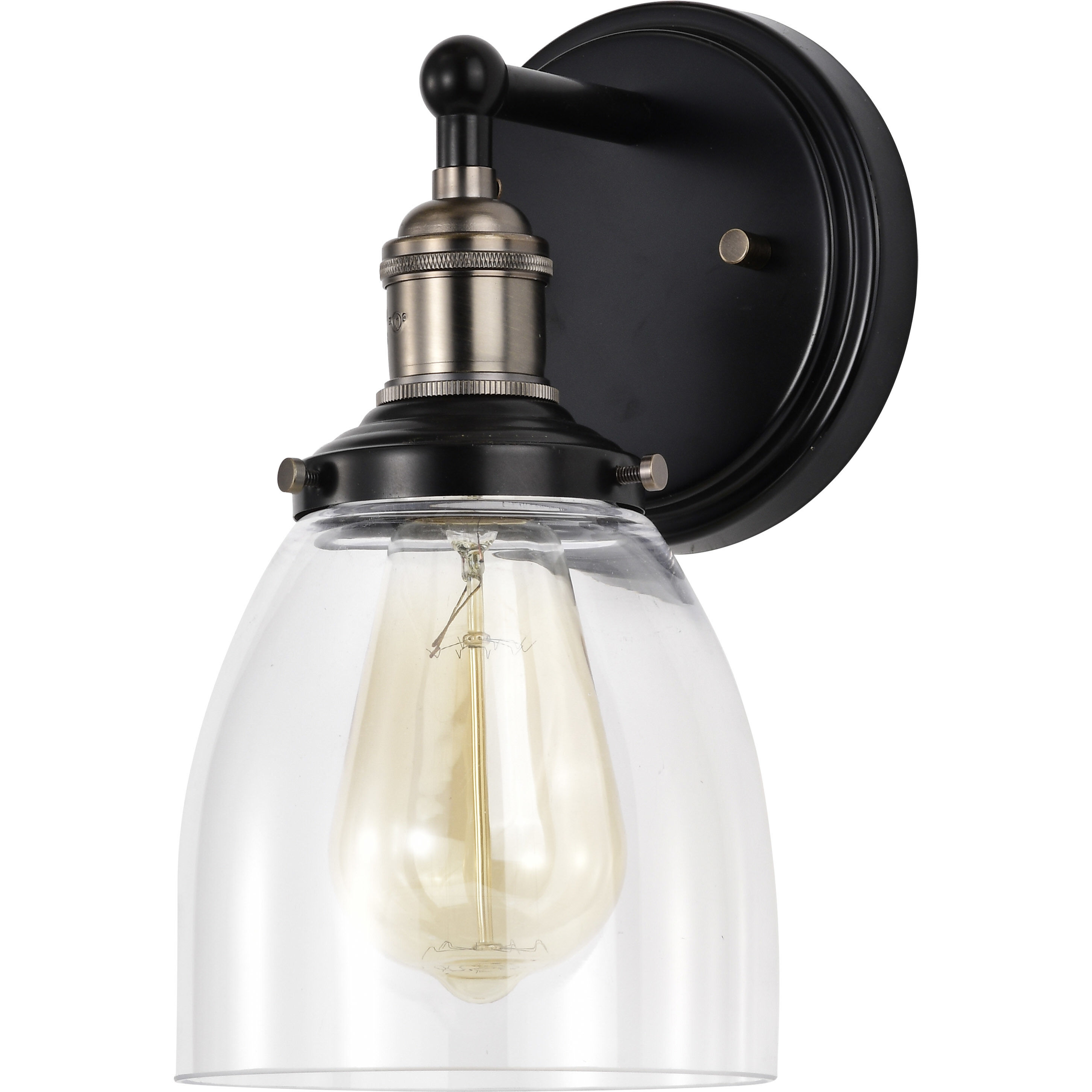 Vintage 1 Light 5 inch Rustic Bronze Wall Sconce Wall Light