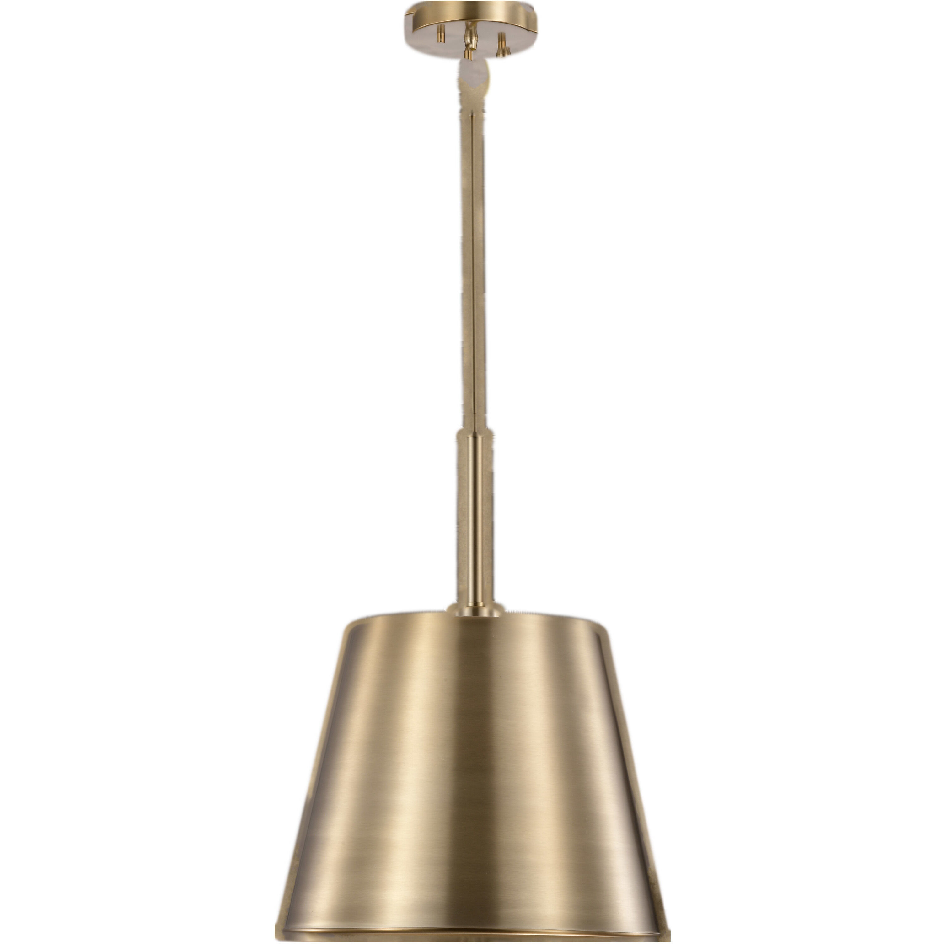 Alexis 1 Light 15 inch Burnished Brass and Gold Pendant Ceiling Light