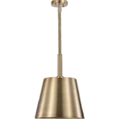 Alexis 1 Light 15 inch Burnished Brass and Gold Pendant Ceiling Light