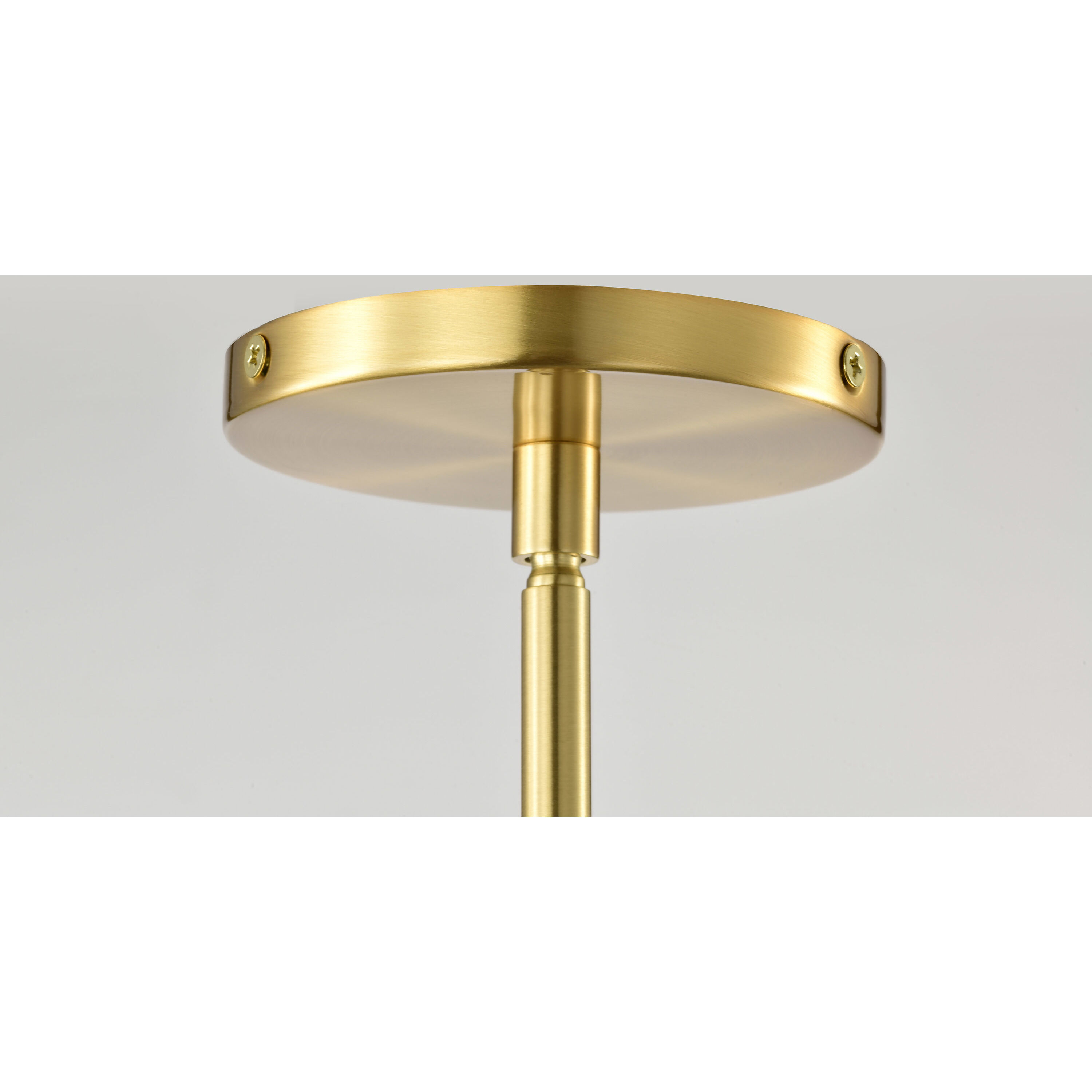 Aura LED 12 inch Brushed Brass Pendant Ceiling Light