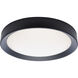 Selene LED 16.61 inch Black Flush Mount Ceiling Light