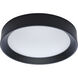 Selene LED 13.23 inch Black Flush Mount Ceiling Light