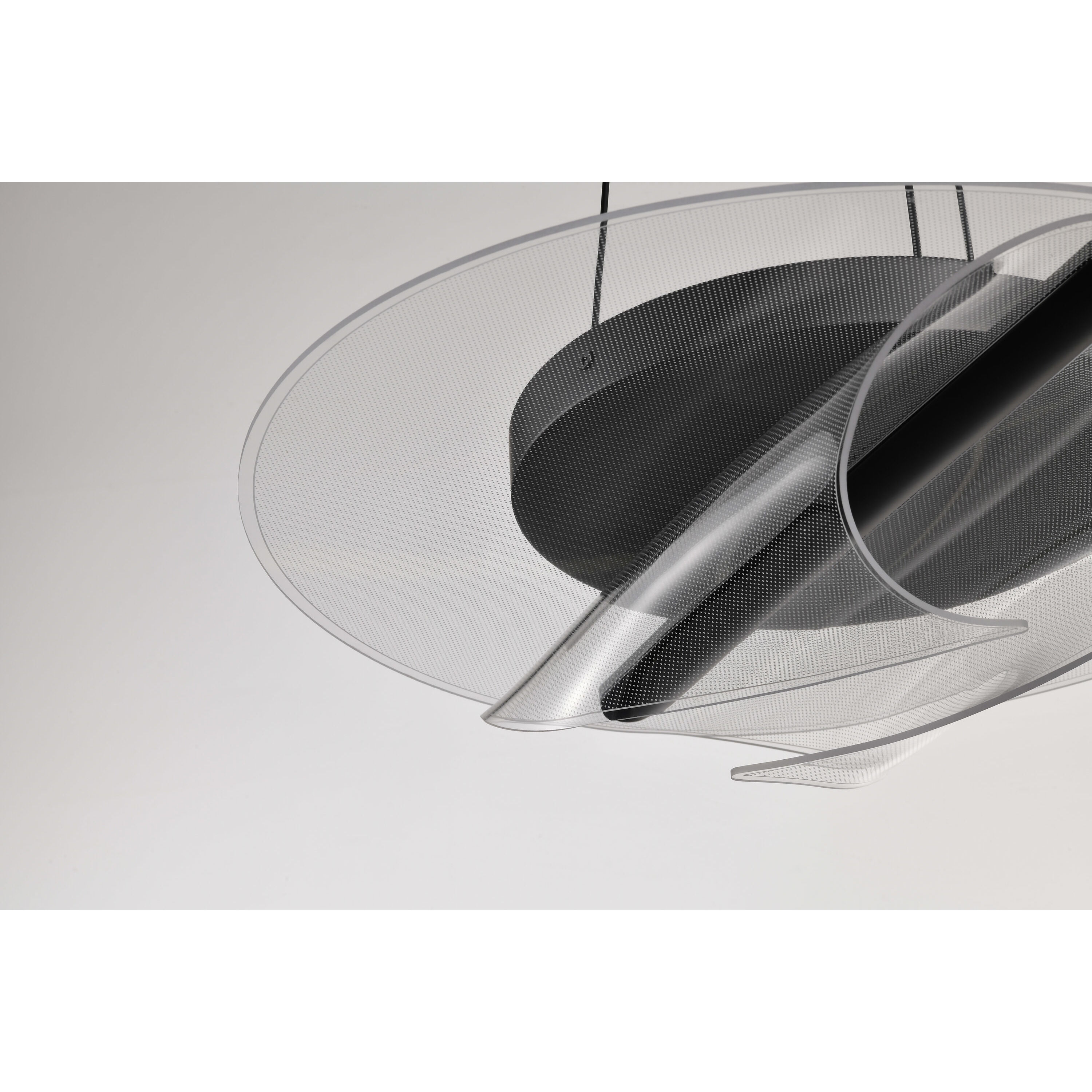 Geneva LED 17.75 inch Matte Black Pendant Ceiling Light