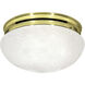 Brentwood 2 Light 12 inch Polished Brass Flush Mount Ceiling Light