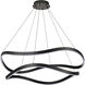 Sylas LED 37.4 inch Matte Black Pendant Ceiling Light